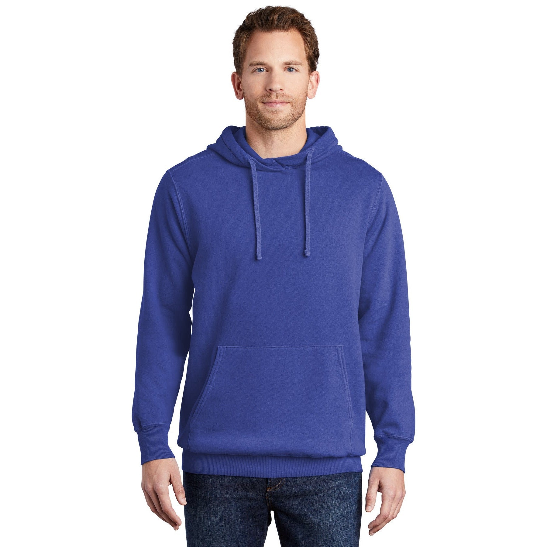 Port & Company-Port & Company® Beach Wash® Garment-Dyed Pullover Hooded Sweatshirt. PC098H-MedTech-2